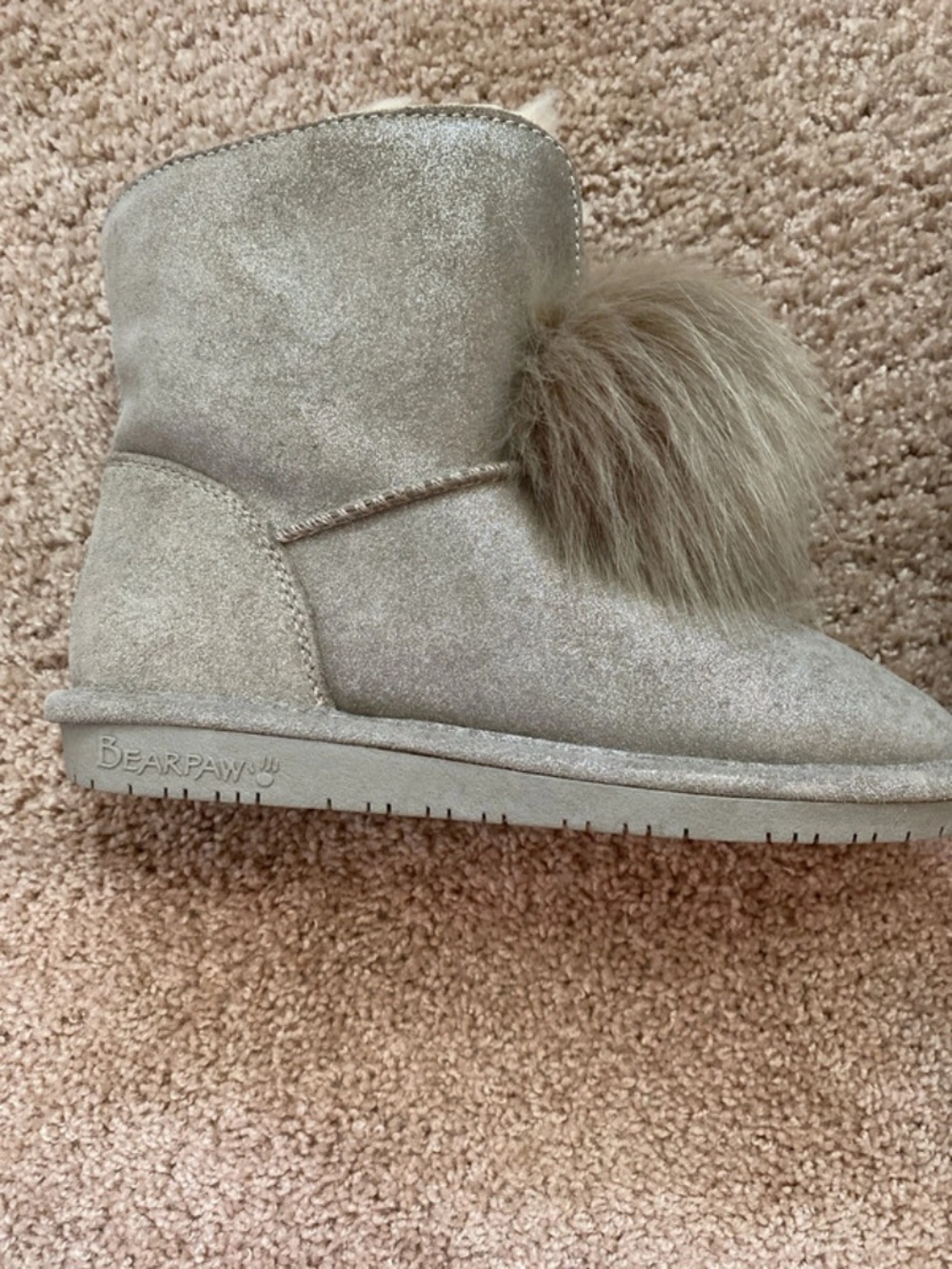 BearPaw Women's Short Pom Boot